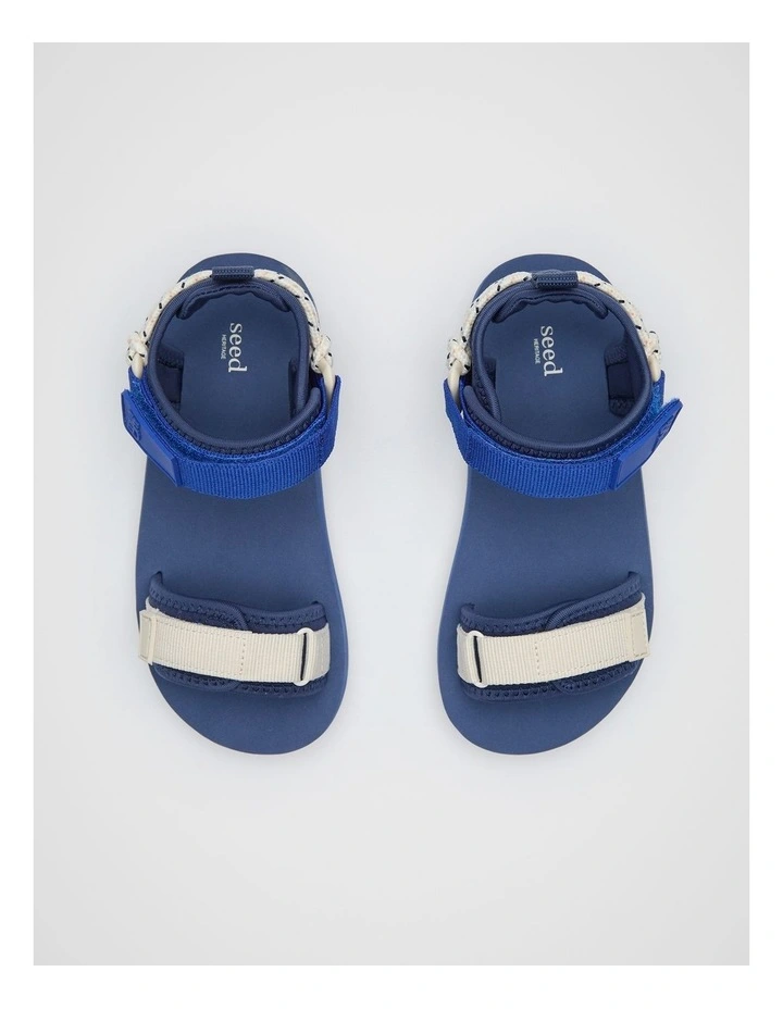 Utility Trek Sandal in Washed Navy image 3