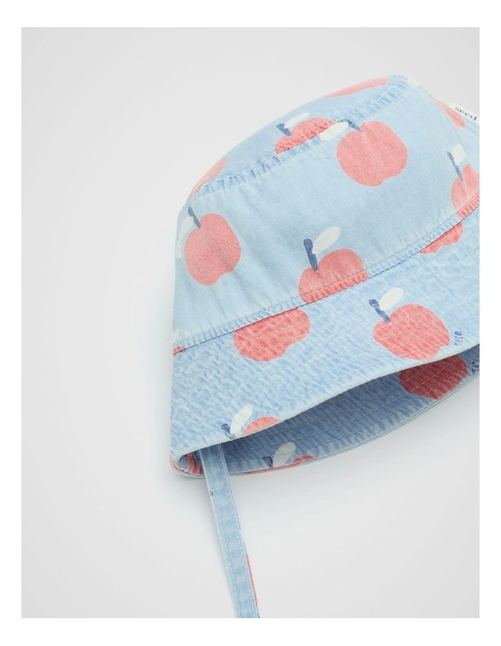 Mini Apple Bucket Hat in Multi image 2
