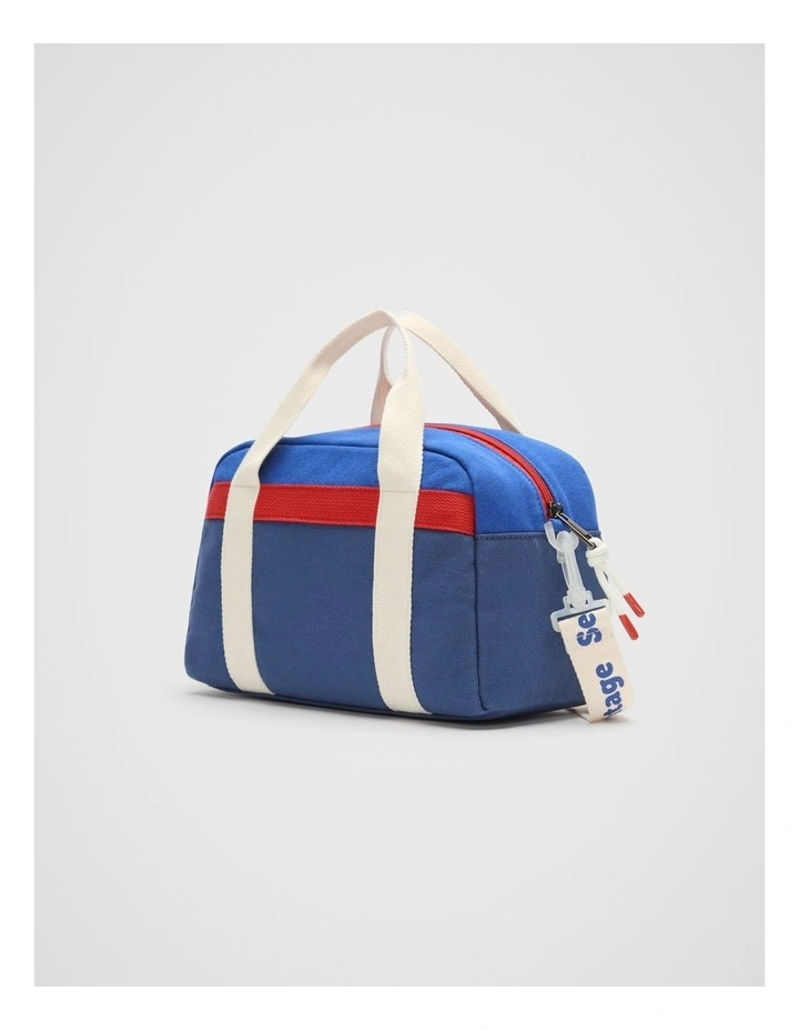 Mini Duffle Bag in Blue Multi image 3