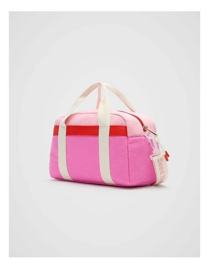 Mini Duffle Bag in Pink Multi image 3