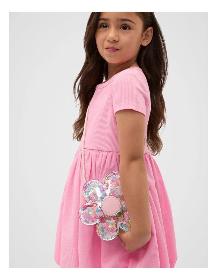 Flower Confetti Bag in Candy Pink image 2