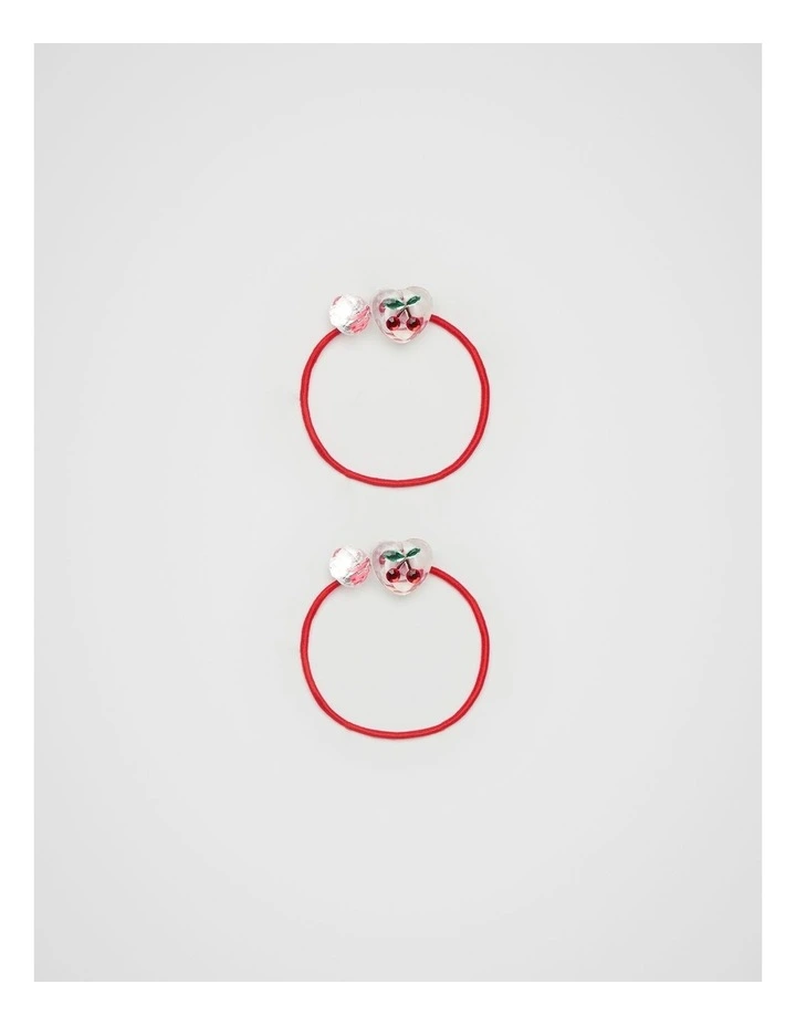 Elastics Cherry Bobble in Red image 1