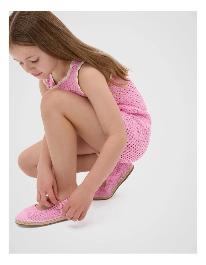 Mary Jane Espadrille in Candy Pink image 2