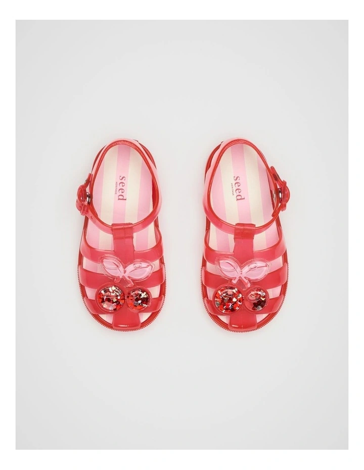 Mini Glitter Cherry Jelly in Red image 2