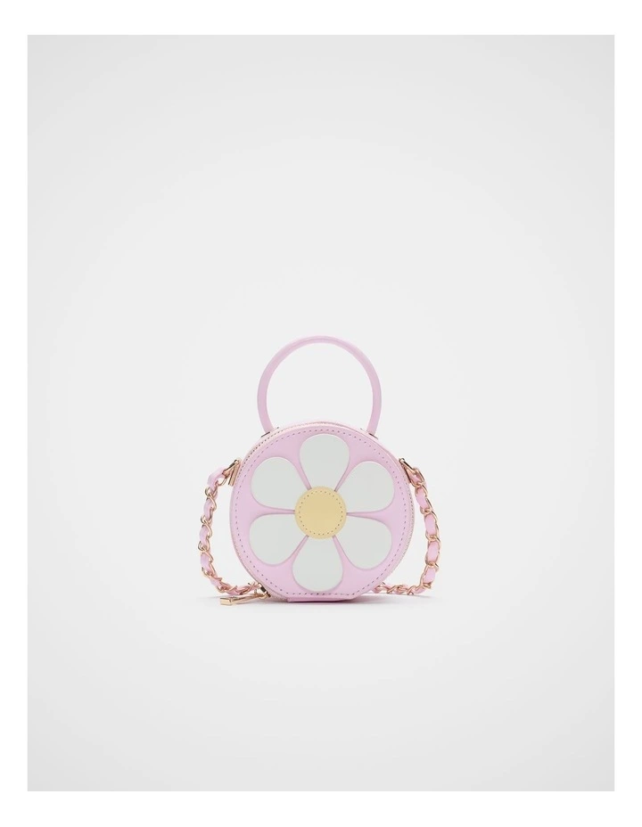 Flower Mini Cross Body Bag in Pink Lemonade image 1