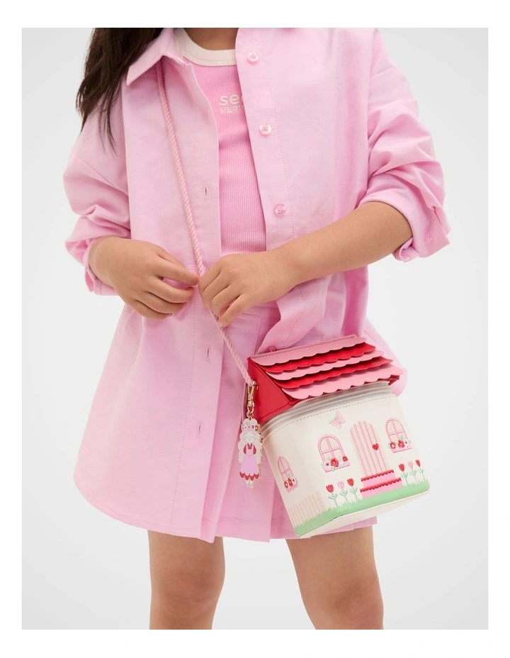 Cottage Home Bag Charm in Multi image 2