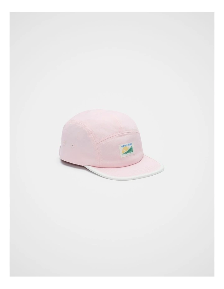 5 Panel Cap in Pink Lemonade image 1
