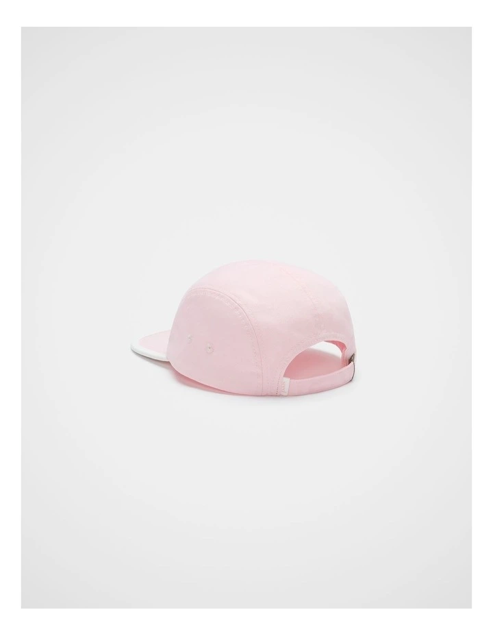 5 Panel Cap in Pink Lemonade image 3