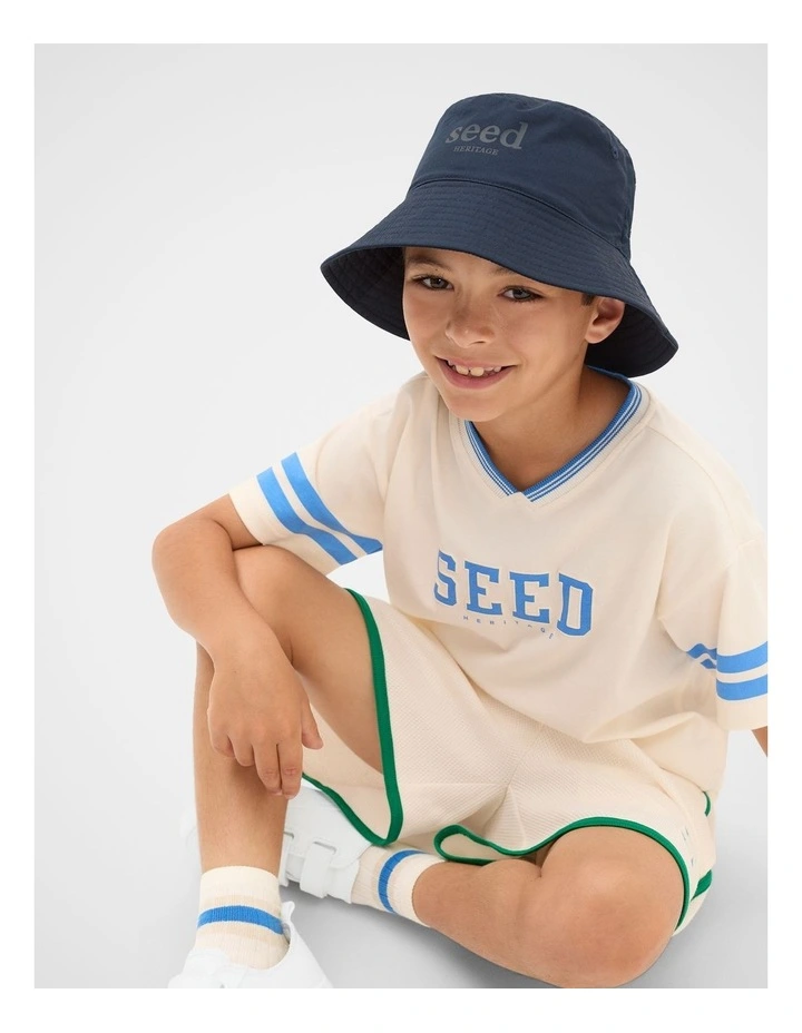 Adjustable Bucket Hat in Midnight Blue image 2