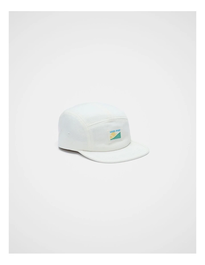 Mini 5 Panel Cap in Classic Cream image 1