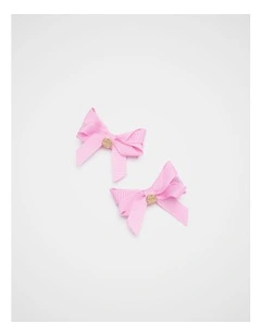 Charm Bows in Candy Pink