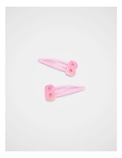 B Initial Snap in Pink