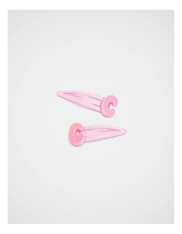 C Initial Snap in Pink image 1