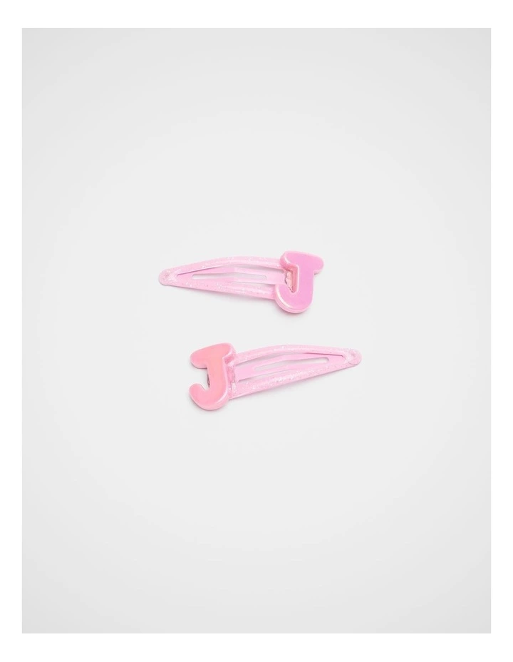 J Initial Snap in Pink image 1