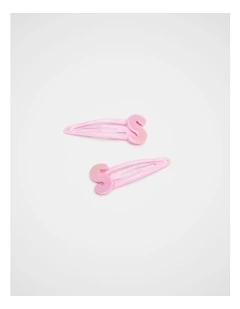 S Initial Snap in Pink