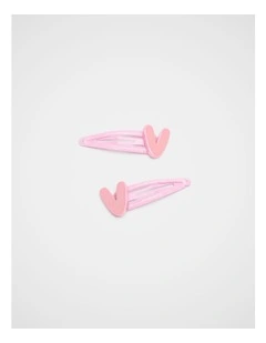 V Initial Snap in Pink