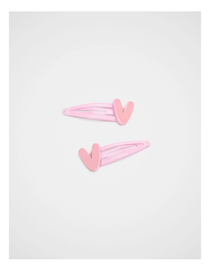 V Initial Snap in Pink image 1