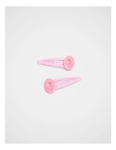 O Initial Snap in Pink