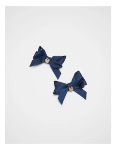 Charm Bows in Navy