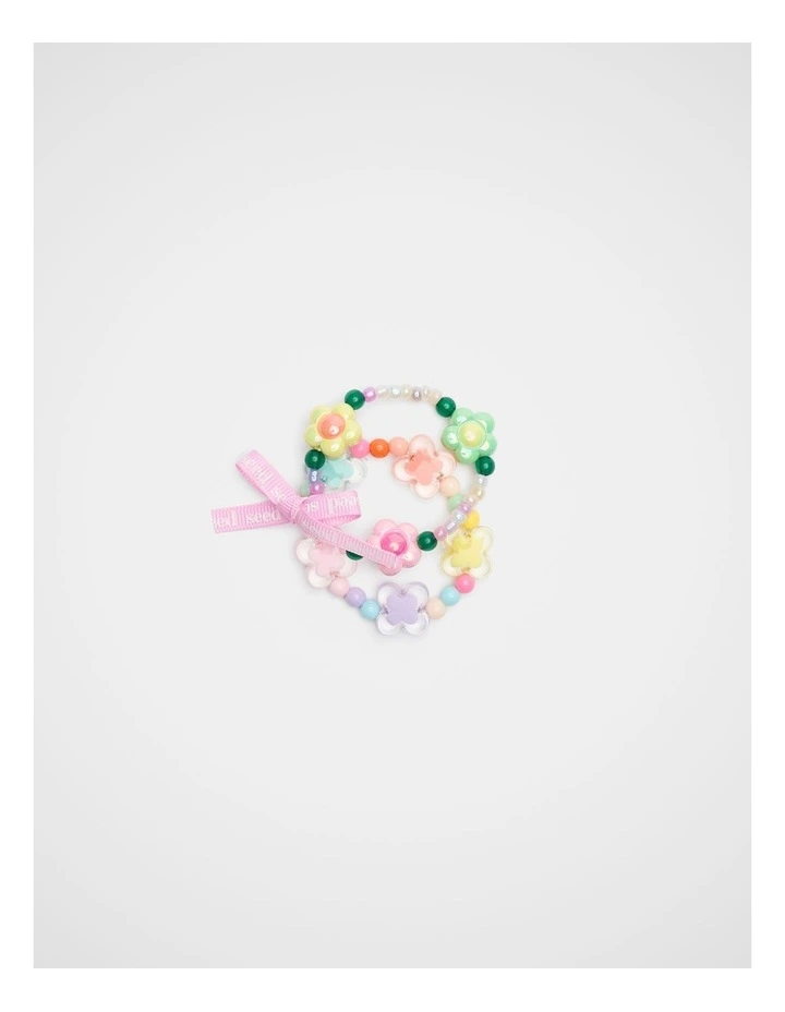 Jumble Bracelet Set in Multi image 1