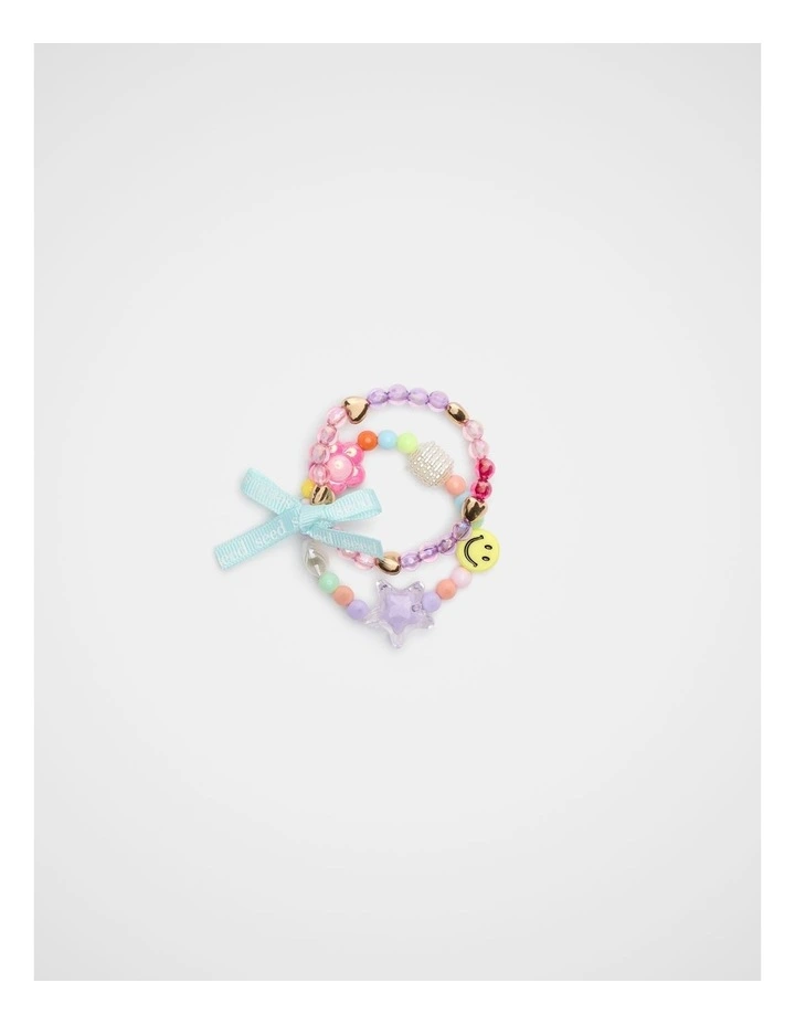 Jumble Bracelet Set in Multi image 1