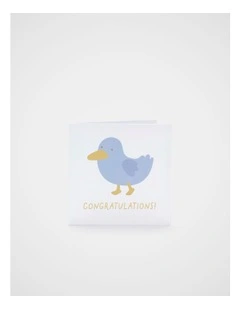 Congratulations Duck Card