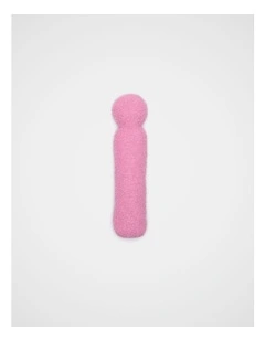 Pink Boucle Initial Cushion - I