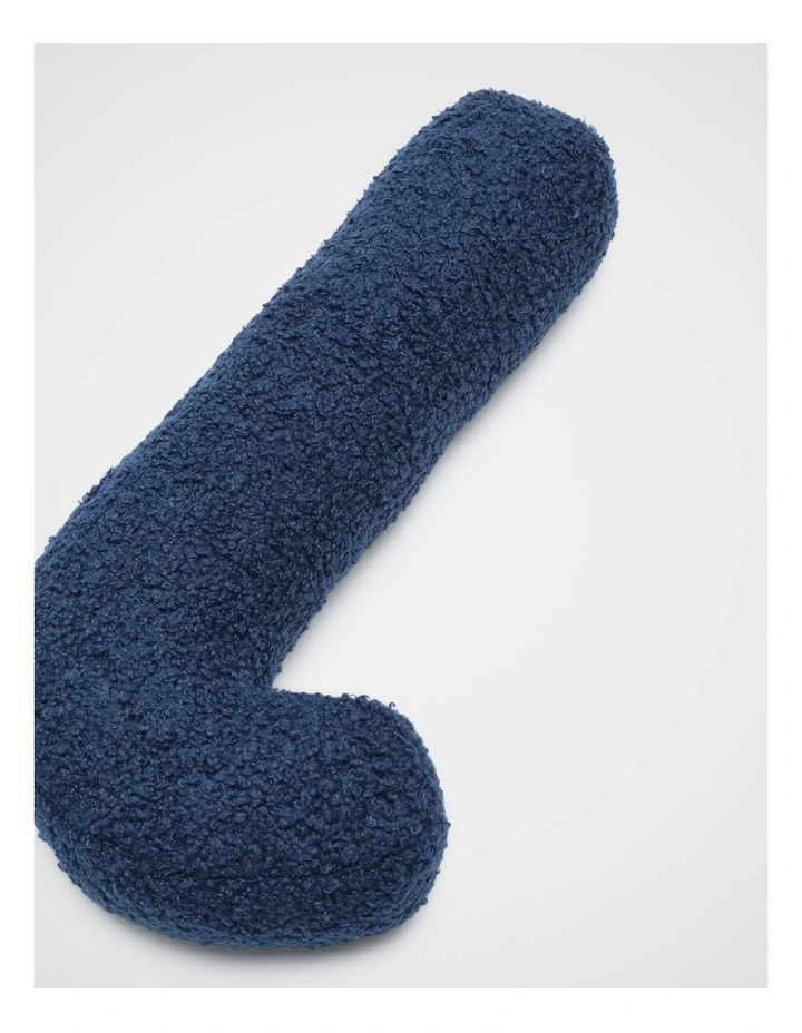 Blue Boucle Initial Cushion - L image 2
