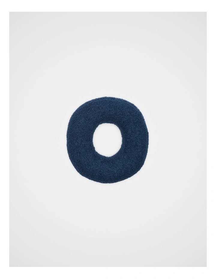 Blue Boucle Initial Cushion - O image 1