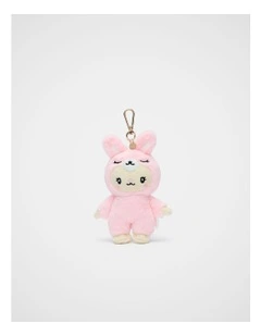 Bunny Onesie Bag Charm in Pink Lemonade
