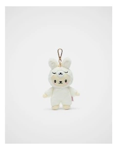 Bunny Onesie Bag Charm in Classic Cream