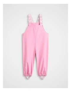 Mini Rain Overall in Pink