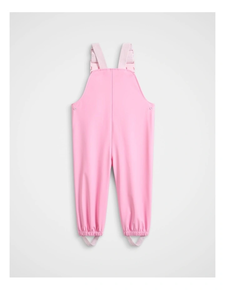 Mini Rain Overall in Pink image 2