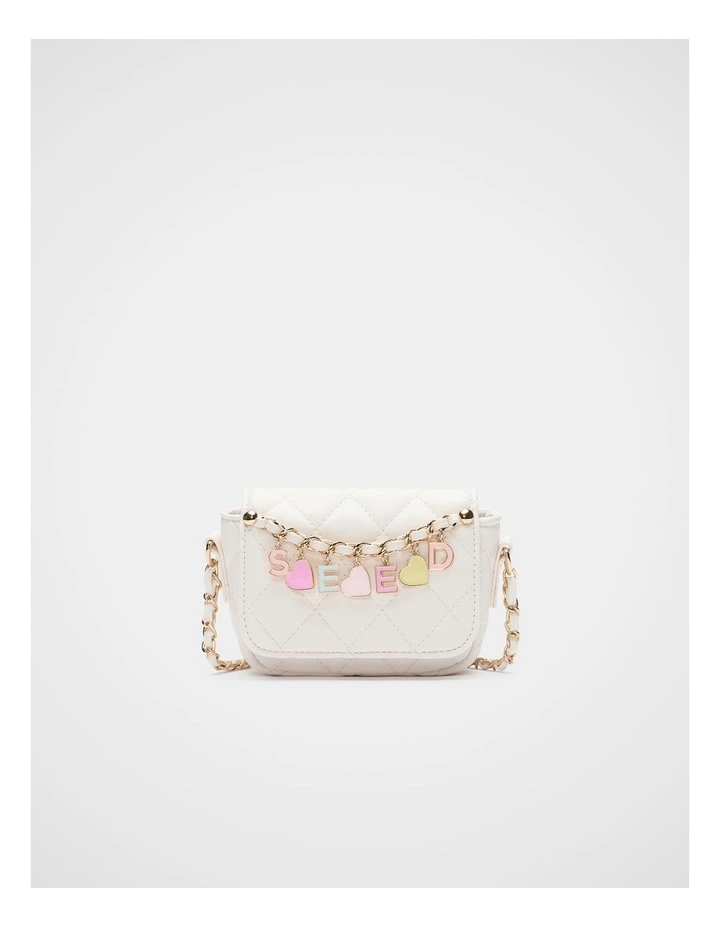 Quilted Charm Bag in Classic Cream image 1