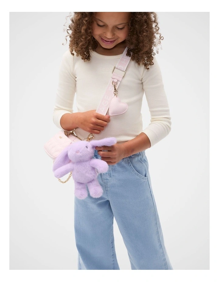 Bunny Bag Charm in Orchid image 2