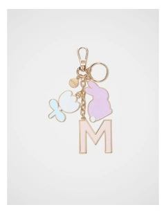 Bunny Initial Keyring - M