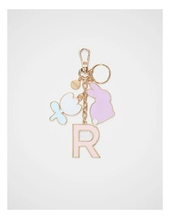 Bunny Initial Keyring - R