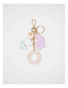 Bunny Initial Keyring - O
