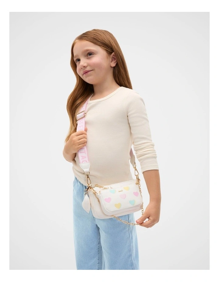 Hearts Hybrid Crossbody Bag in Classic Cream image 2