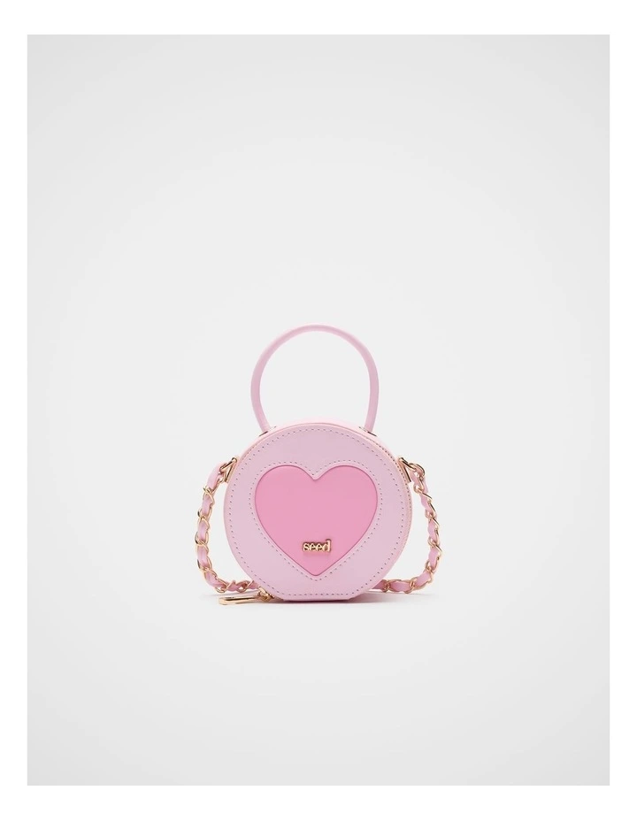 Mini Heart Bag in Pink Lemonade image 1