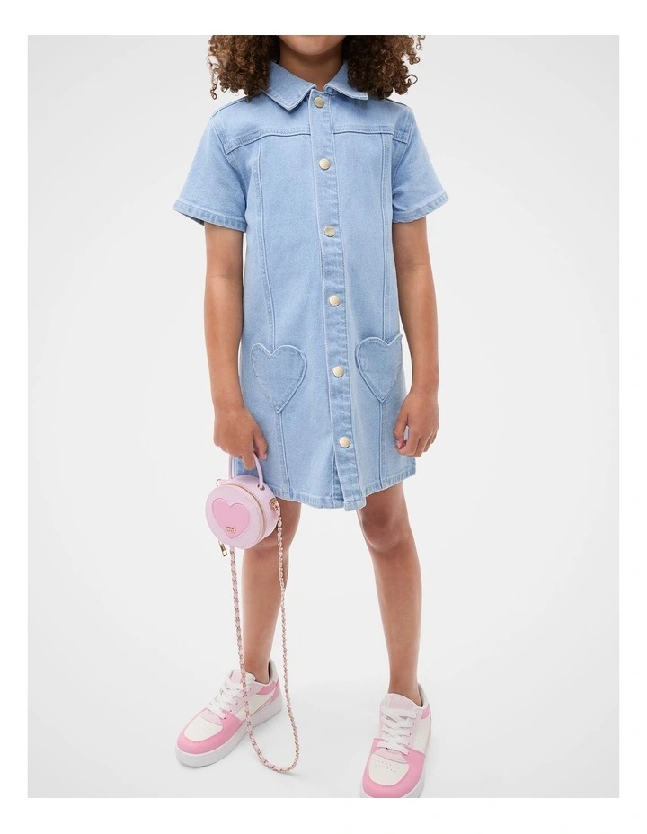 Mini Heart Bag in Pink Lemonade image 2