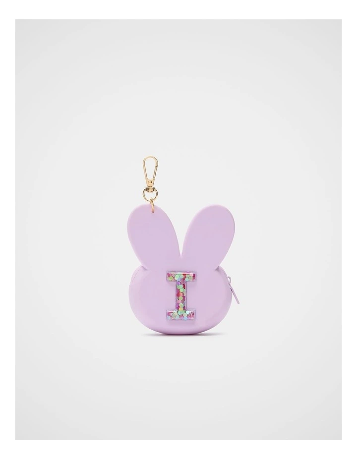 Bunny Silicone Initial Keyring - I image 1