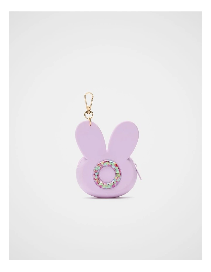 Bunny Silicone Initial Keyring - O image 1