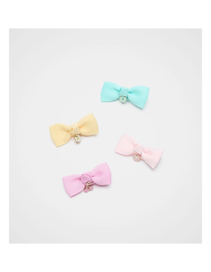 Grosgrain Bow Duck Clips image 1