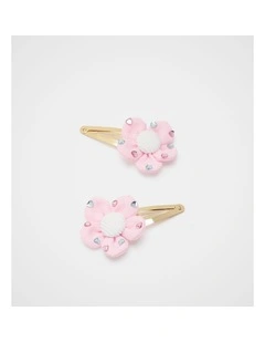 Flower Heart Gem Snaps