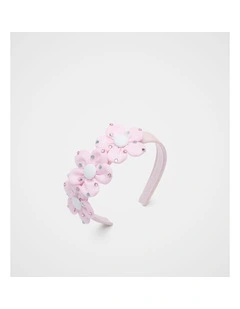 Flower Heart Gem Headband