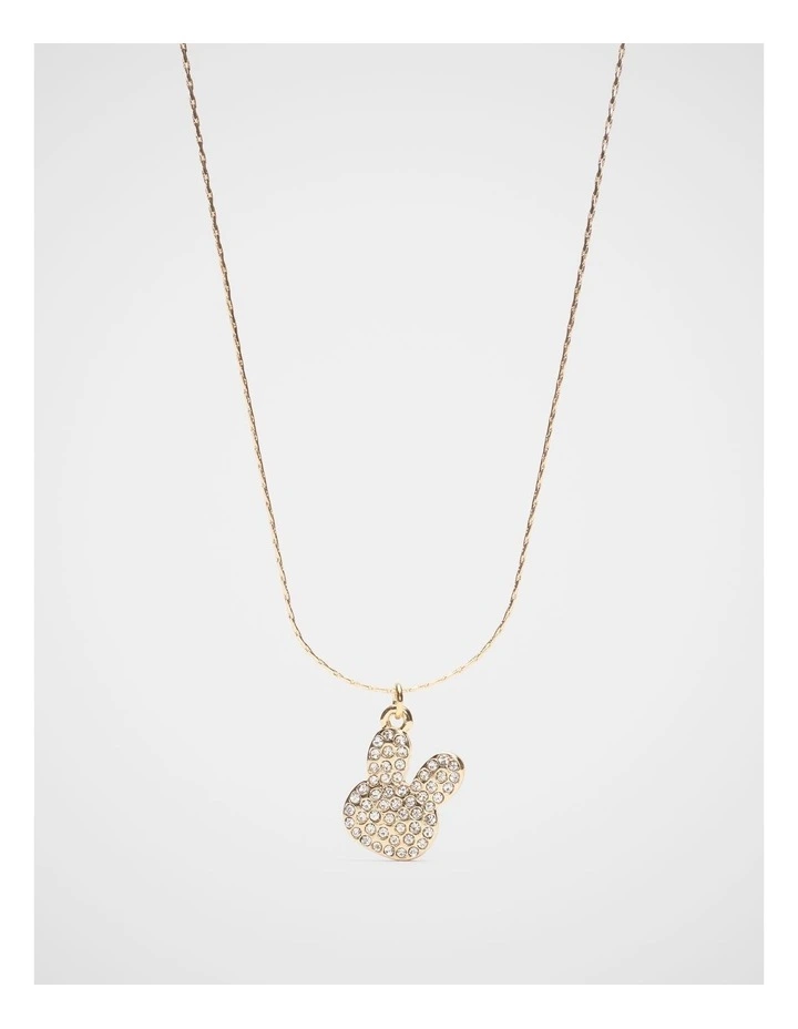 Bunny Jewel Necklace in Gold image 1