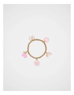 Initial Flower Bracelet