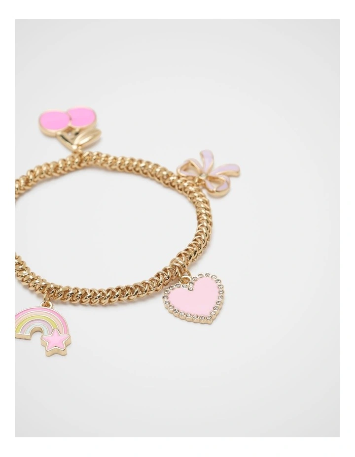 Initial Flower Bracelet - I image 2