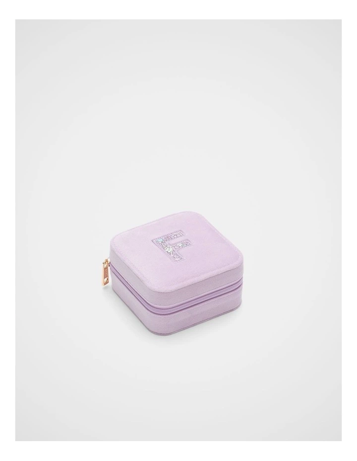 Ditsy Initial Jewellery Box - F image 1